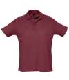 11342 Summer II Cotton Piqué Polo Shirt Burgundy colour image